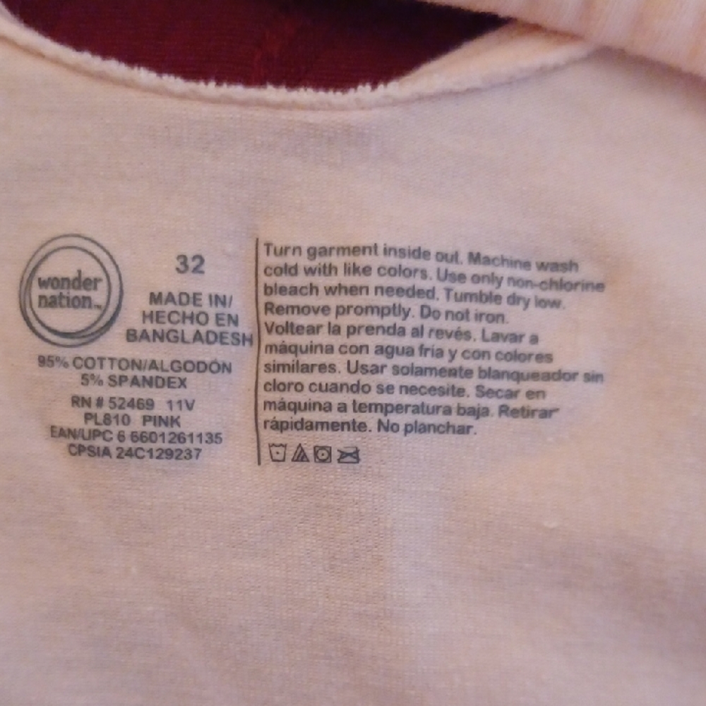 Wonder Nation Teen Bras 2 Pack - Picture 4 of 4